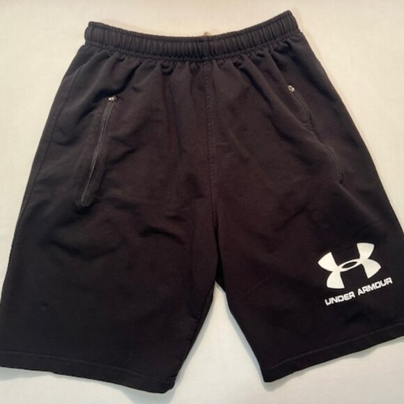 Under Armour Boy's Size M BLACK Junior's  UA Logo Shorts, - US Medium - Picture 1 of 10